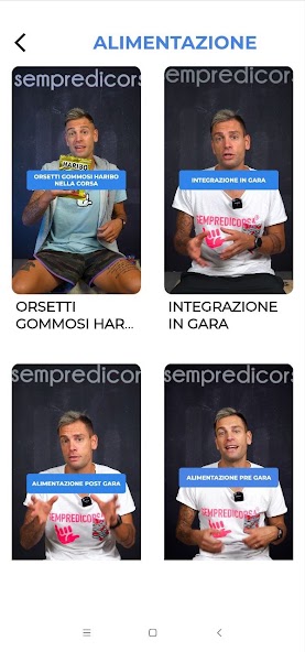 Contenuti sull’alimentazione in SempreDiCorsa